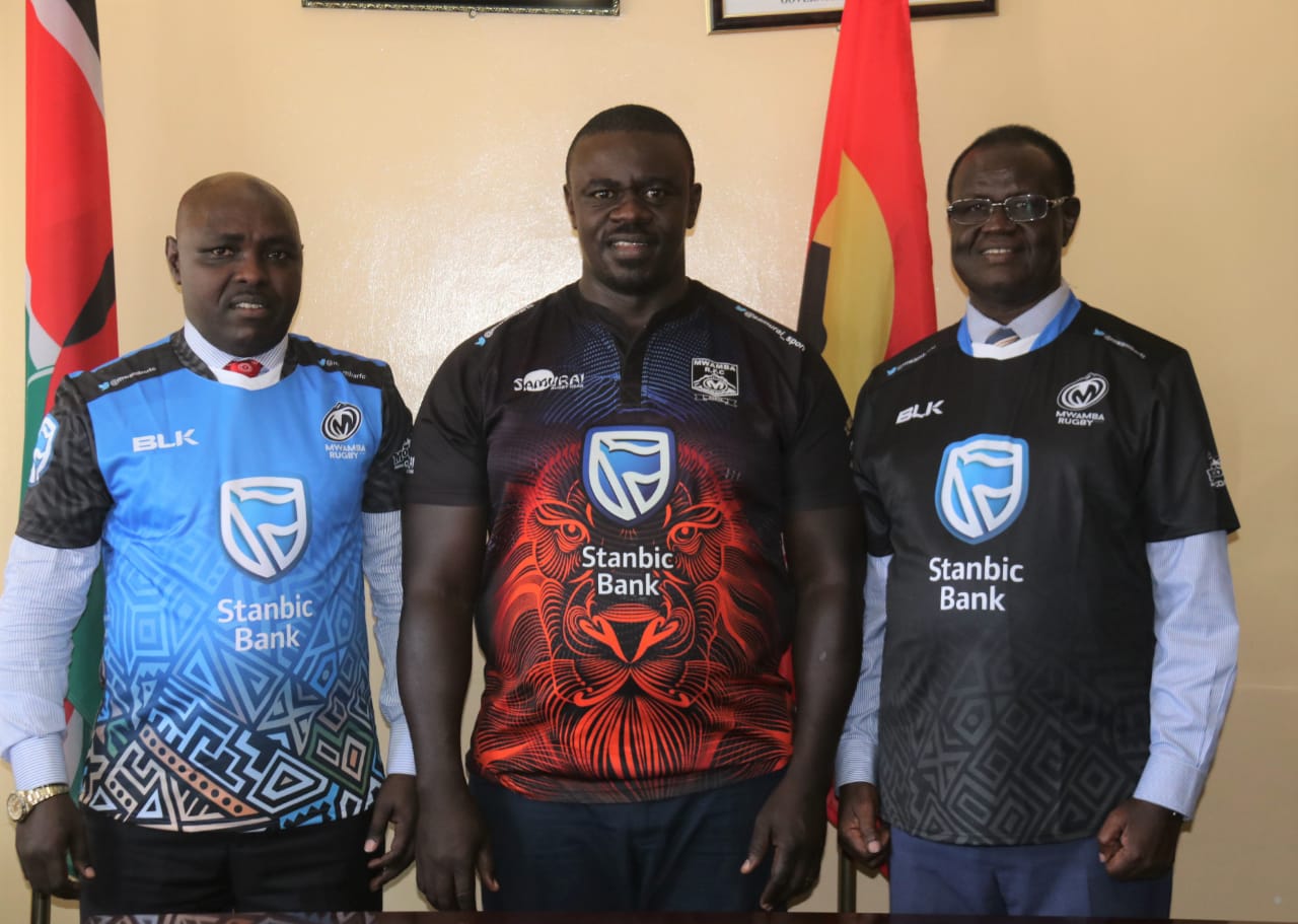 Mwamba Rugby Football Club team.